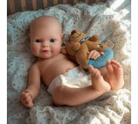 BABESIDE Bambole Reborn Da 16 Pollici Con Corpo Intero In Silicone - Realizzate In Morbido Silicone E Ponderate Per Sentirsi Come Un Vero Bambino