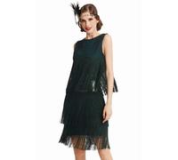 BABEYOND ArtiDeco Abito Charleston Donna Anni '20 Vestiti Anni '20 con Frange Lungo, Paillettes e Perline in Stile Grande Gatsby Vestiti daCocktail 1920s Costume Flapper Donna