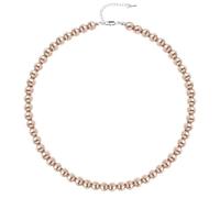 BABEYOND Collana di perle da donna con perle bianche per donne e ragazze, corta rotonda con perle da 6 a 10 mm, 8 mm, Plastica