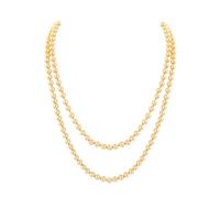 BABEYOND, collana lunga di perle sintetiche alla moda, stile collana lunga di perle finte per matrimonio, fidanzamento, 140 cm, 150 cm, Vetro