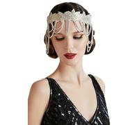 BABEYOND Copricapo anni '20, anni '20, accessori Gatsby, accessorio per capelli vintage da donna