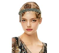 BABEYOND Fascia per capelli anni '20, stile anni '20, stile Grande Gatsby, accessorio per capelli vintage