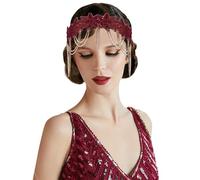 BABEYOND Fascia per capelli anni '20, stile anni '20, stile Grande Gatsby, accessorio per capelli vintage