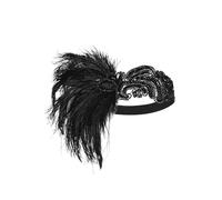 BABEYOND Fascia per capelli da donna anni '20, stile anni '20, stile Flapper Showgirl Charleston, accessorio per costume da donna