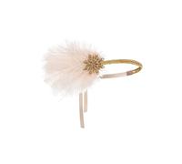 BABEYOND Fascia vintage anni '20 ruggenti anni '20 Flapper copricapo con piuma anni '20 Grande Gatsby accessori costume champagne