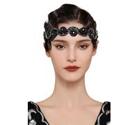BABEYOND Flapper - Fascia per capelli da donna, stile anni '20, stile Gatsby, accessorio vintage da donna