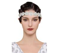 BABEYOND Flapper - Fascia per capelli da donna, stile anni '20, stile Gatsby, accessorio vintage da donna