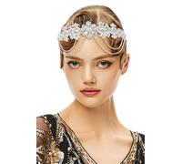 BABEYOND Gatsby 1920s - Fascia per capelli in stile anni '20, con strass, accessorio Charleston