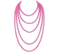 BABEYOND Gatsby - Collana lunga con perle e nodo, stile anni '20, 2-Pack, Perle finte