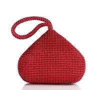 BABEYOND Pochette da donna con perline da sera anni '20, pochette per feste in costume, matrimoni e uso quotidiano, Rosso, Taglia unica