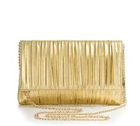 BABEYOND Pochette da donna - Elegante borsa da sera per feste, per balli, matrimoni e feste, gold, 9,8 Zoll × 6,3 Zoll