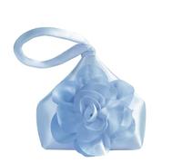 BABEYOND Pochette da donna eleganti borse da sera con rose anni '20 flapper pochette per feste in costume, matrimoni e uso quotidiano, Azzurro, Taglia unica