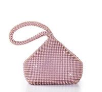 BABEYOND Pochette Donna Argento Strass Clutch Cerimonia Borsetta da Sera Elegante Borsa per Matrimonio Party Sposa(viola)