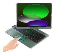 BABG Custodia con tastiera touchpad per iPad 10a generazione e iPad 11a (A16, 2025), iPad Air 11 (M3, M2/iPad Pro 11" e iPad Air 5th/Air 4th, girevole a 360°, 7 modalità di utilizzo