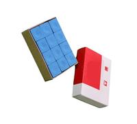 BABIBAOBEI 12Pcs Biliardo Stecca Punta Gesso Ricambio Antiscivolo Piazza Piazza Polvere Accessori Piscina Stecca Gesso