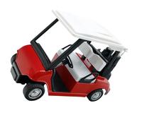 BABIBAOBEI Carretto da golf in metallo in miniatura scultura in scala 1:20 pullback auto desktop accento fan sport e bambini educazione amante del golf