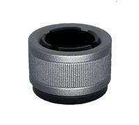 BABIBAOBEI Dado a testa sferica da 17 mm di serraggio per supporto universale per telefono supporto da auto supporto da tavolo in lega di alluminio serraggio per sostituzione supporto auto avvitabile