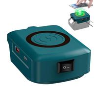 BABIBAOBEI Dispositivo radio multiplo per disposizioni di batteria da 18 V, funziona con la maggior parte degli smartphone e dei dispositivi USB