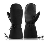 BABIBAOBEI Guanti da sci termici antivento per uomo donna freddo impermeabile caldo inverno antiscivolo grip per sci sci