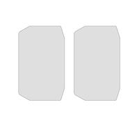 BABIBAOBEI Pannello strumenti pellicola protettiva cruscotto protezione cluster 2pcs per proprietari di auto e moto copertura cruscotto ad alta definizione