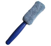 BABIBAOBEI Spazzola morbida per ruote, compatta, impugnatura corta, impugnatura ergonomica, per la pulizia dei cerchioni dei pneumatici, strumento di pulizia per la rimozione dei freni, spazzole per