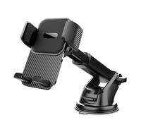 BABIBAOBEI Supporto per telefono da auto flessibile con estensione del braccio telescopico rotante a 360 gradi per montaggio a ventosa sul cruscotto ad angolo ottimale