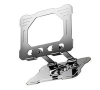 BABIBAOBEI Supporto pieghevole per tablet con struttura in acciaio al carbonio girevole a 360 gradi, base antiscivolo ventilata, base in acciaio al carbonio, supporto antiscivolo