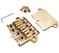 Babicz FCH - Ponte basso a 3 punti, 4 corde, colore: Oro