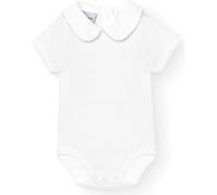 BABIDU 1181 Body m/c Cuello Bebe Pique Abito da Battesimo, Celeste 2, 92 (Tamaño del Fabricante:24) Unisex-Bimbi