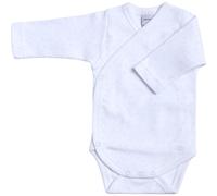 BABIDU Body Neonato a Maniche Lunghe 100% Cotone con Stampa Stelle e Chiusura ad Incrocio, Body Neonato e Prematuro, Tessuto Morbido e Ipoallergenico per Pelli Sensibili, Abbigliamento Unisex
