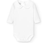 BABIDU Body Neonato a Maniche Lunghe in 100% Cotone, Tutina Neonato Realizzato in Tessuto Morbido, Traspirante e Anallergico per Pelli Sensibili, Body in Piqué con Collo a Polo, Abbigliamento Unisex