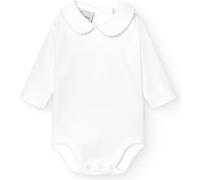 BABIDU Body Neonato a Maniche Lunghe in 100% Cotone, Tutina Neonato Realizzato in Tessuto Morbido, Traspirante e Anallergico per Pelli Sensibili, Body in Piqué con Collo a Polo, Abbigliamento Unisex