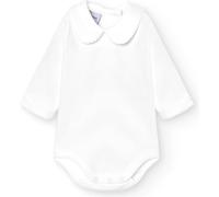 BABIDU Body Neonato a Maniche Lunghe in Cotone 100%, Body Neonato con Collo Elegante, Tessuto Morbido e Traspirante Anallergico per Pelli Sensibili, Abbigliamento Unisex per Neonato e Bambina