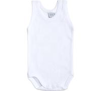 BABIDU 1115 Body Tirante Sport Calado Ositos Abito da Battesimo, Bianco (1), 24 Mesi Unisex-Bimbi