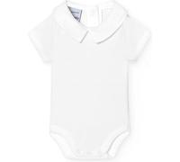 BABIDU Body Neonato Manica Corta 100% Cotone, Body Neonato con Collo a Polo, Tessuto Morbido e Traspirante Pelle Sensibile Ipoallergenica, Abbigliamento Unisex Neonato e Bambina Prima Indossata