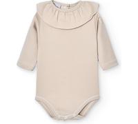 BABIDU Body Neonato Manica Lunga Collo a Volant 100% Cotone, Body Neonato Tessuto ipoallergenico Morbido e Traspirante per Pelli Sensibili, Prima Indossata, Abbigliamento Unisex