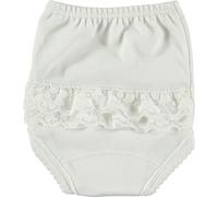 BABIDU Braguita Bebe Volante Puntilla Set di Biancheria Intima, Beige, 24 Mesi Girl's