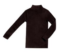 BABIDU Canottiera Intima Unisex per Bambini, Collo Alto e Semi-Dolcevita, Intimo Unisex per Ragazzi e Ragazze dai 2 ai 16 Anni, Canottiera a Maniche Lunghe in Cotone e Poliestere, Tessuto Felpato