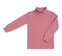 BABIDU Canottiera Intima Unisex per Bambini, Collo Alto e Semi-Dolcevita, Intimo Unisex per Ragazzi e Ragazze dai 2 ai 16 Anni, Canottiera a Maniche Lunghe in Cotone e Poliestere, Tessuto Felpato