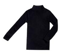 BABIDU Canottiera Intima Unisex per Bambini, Collo Alto e Semi-Dolcevita, Intimo Unisex per Ragazzi e Ragazze dai 2 ai 16 Anni, Canottiera a Maniche Lunghe in Cotone e Poliestere, Tessuto Felpato