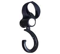 BABIDU Gancio per passeggino universale e resistente, ideale per appendere borse, borse e zaini, accessori passeggino, rotazione a 360°, gancio per passeggino compatibile con passeggini