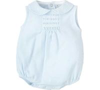 BABIDU Pelele de bebé sin Mangas con Cuello Bebe Pagliaccetto Bambino, Azzurro, 12 Months Unisex-Bimbi