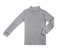 BABIDU Punt NOU Camiseta Niños Cuello Medio Alto Semicisne, Ropa Interior para Niño Y Niña Canottiera, Grigio, 2 Anni Unisex Kids