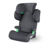 Babify FlexiFit Premium - Seggiolino per Auto con Isofix, Gruppo 2/3 (15-36 kg, 100-150 cm), ECE R129, Poggiatesta con 11 Posizioni, Schienale Reclinabile, Design Pieghevole, Grigio