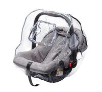 Babify - Protezione per pioggia universale per gruppo 0, con finestra frontale e ventilazione laterale, con borsa per il trasporto, senza PVC