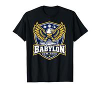 Babilonia New York Bandiera Emblema Maglietta