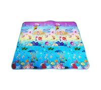 Babiy Playmat - Foldable Waterproof EVA Foam Mat, 71x79 Inch Large Floor Mat for Infantz & Toddlerz, Cushioned Soft surfce, Lightweight Portable Design | Nursery Activities, Tummy Time, Educational