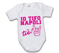 Babloo Body Io Tifo Napoli Tie Grafica Fucsia 1 Mese Manica Corta