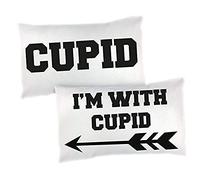 Babloo Coppia di Federe Love You and Me Cupid