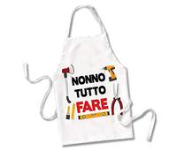 Babloo Grembiule da Cucina Idea Regalo Festa dei Nonni Nonno Tuttofare